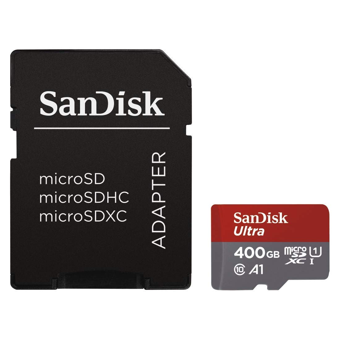 Sandisk Ultra 400GB Micro SDXC UHS-I Card with Adapter - SDSQUAR-400G-GN6MA 1 Sandisk Ultra 400GB Micro SDXC UHS-I Card with Adapter - SDSQUAR-400G-GN6MA